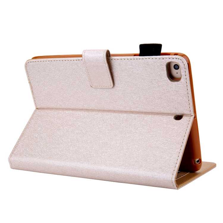 Hair Silky Texture Solid Color Horizontal Flip Leather Case with Holder & Card Slots & Photo Frame & Anti-Skid Strip For iPad Mini 5 / 4 / 3 / 2 / 1(Gold) Hair Silky Texture Solid Color Horizontal Flip Leather Case with Holder & Card Slots & Photo Frame & Anti-Skid Strip For iPad Mini 5 / 4 / 3 / 2 / 1(Gold)