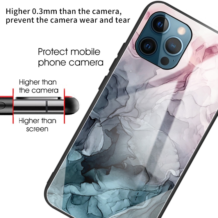 Abstract Marble Pattern Glass Protective Case For iPhone 11(Abstract Light Pink) Abstract Marble Pattern Glass Protective Case For iPhone 11(Abstract Light Pink)