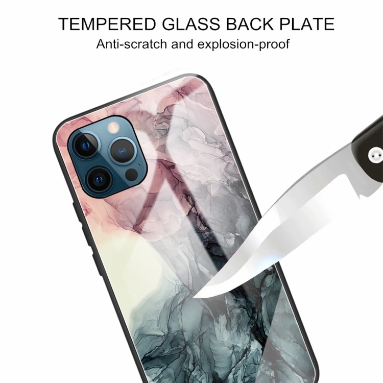 Abstract Marble Pattern Glass Protective Case For iPhone 11 Pro Max(Abstract Black) Abstract Marble Pattern Glass Protective Case For iPhone 11 Pro Max(Abstract Black)