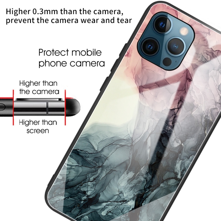 Abstract Marble Pattern Glass Protective Case For iPhone 11 Pro Max(Abstract Black) Abstract Marble Pattern Glass Protective Case For iPhone 11 Pro Max(Abstract Black)