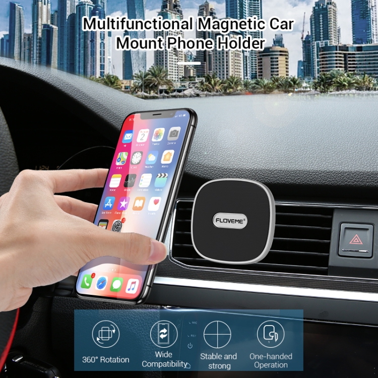 FLOVEME YXF219523 Auto Car Air Outlet Vent Magnetic Mount Phone Holder Stand FLOVEME YXF219523 Auto Car Air Outlet Vent Magnetic Mount Phone Holder Stand