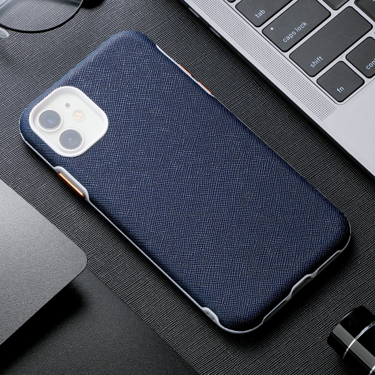 Business Cross Texture PC Protective Case For iPhone 11 Pro(Dark Blue) Business Cross Texture PC Protective Case For iPhone 11 Pro(Dark Blue)