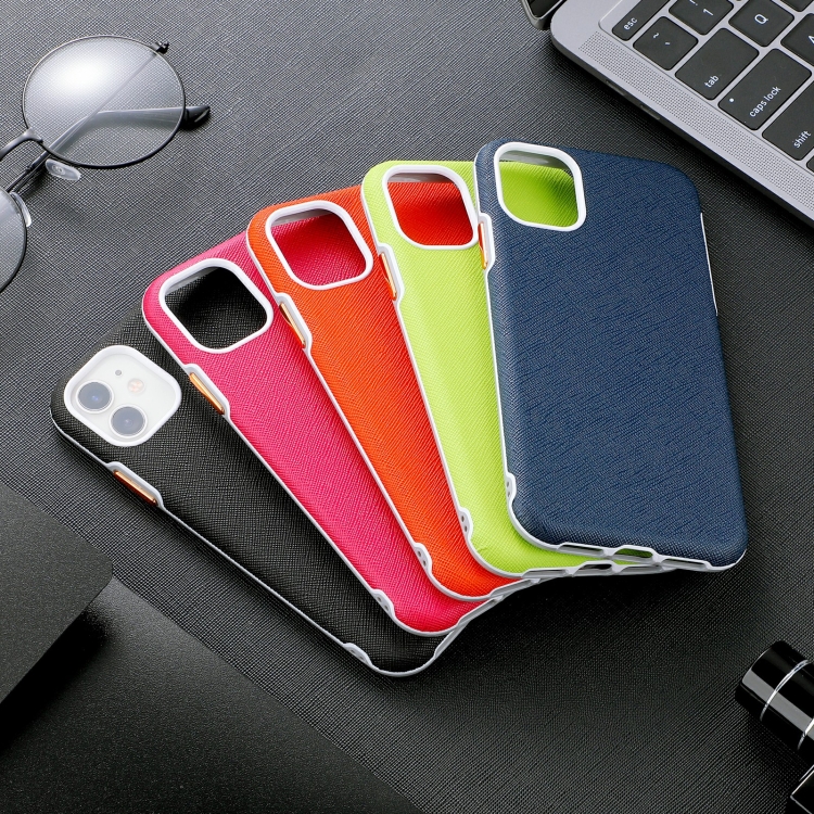 Business Cross Texture PC Protective Case For iPhone 11 Pro(Dark Blue) Business Cross Texture PC Protective Case For iPhone 11 Pro(Dark Blue)