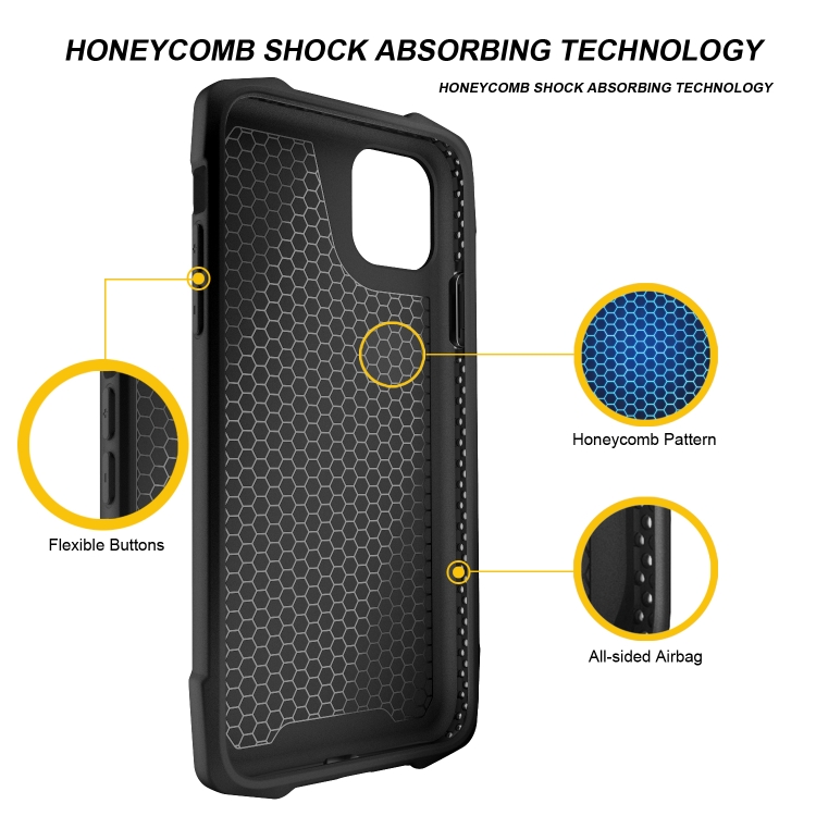 For iPhone 11 Pro 3D Embossed PU + PC + TPU Skidproof Shockproof Case (Brown)