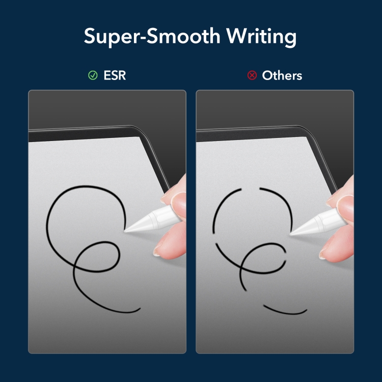 1 PC ESR Paper-Feel Screen Protector Anti-Glare Matte PET Writing Film For iPad Pro 12.9 (2021) / (2020) / (2018) 1 PC ESR Paper-Feel Screen Protector Anti-Glare Matte PET Writing Film For iPad Pro 12.9 (2021) / (2020) / (2018)