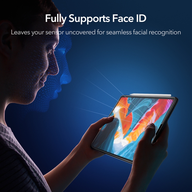 2 PCS ESR Paper-Feel Screen Protector Anti-Glare Matte PET Writing Film For iPad Pro 12.9 (2021) / (2020) / (2018) 2 PCS ESR Paper-Feel Screen Protector Anti-Glare Matte PET Writing Film For iPad Pro 12.9 (2021) / (2020) / (2018)