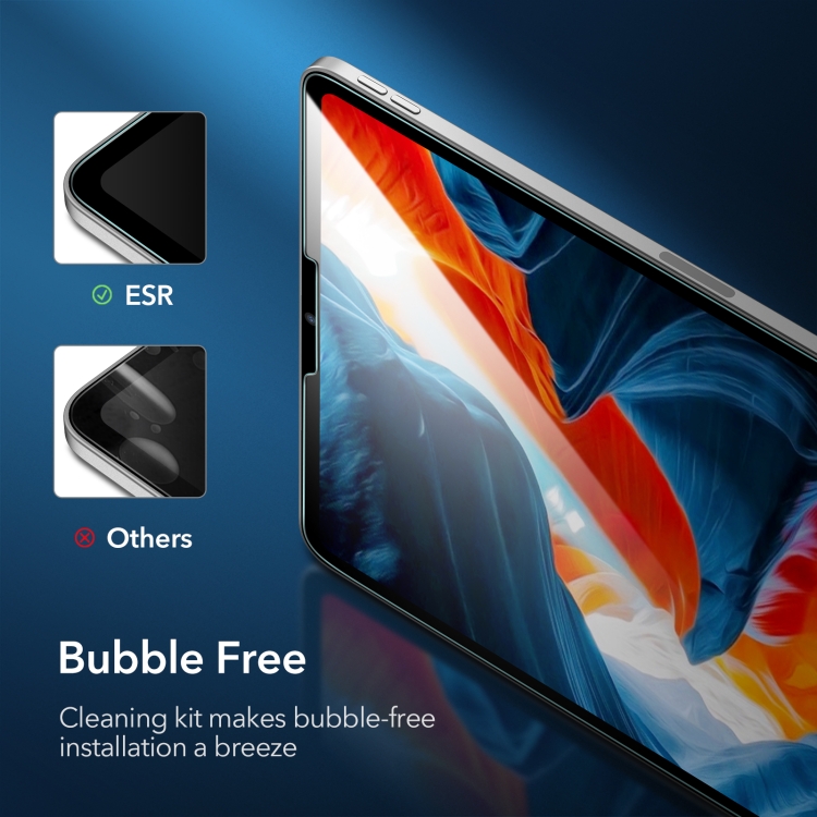 ESR Premium Clear 9H Tempered Glass Screen Protector For iPad Pro 12.9 (2021) / (2020) / (2018) ESR Premium Clear 9H Tempered Glass Screen Protector For iPad Pro 12.9 (2021) / (2020) / (2018)