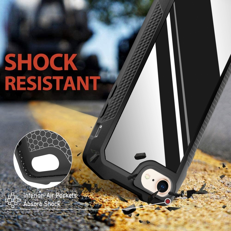 For iPhone SE 2022 / SE 2020 8 / 7 Stainless Steel Metal PC Back Cover + TPU Heavy Duty Armor Shockproof CaseBrush Black) For iPhone SE 2022 / SE 2020 8 / 7 Stainless Steel Metal PC Back Cover + TPU Heavy Duty Armor Shockproof CaseBrush Black)