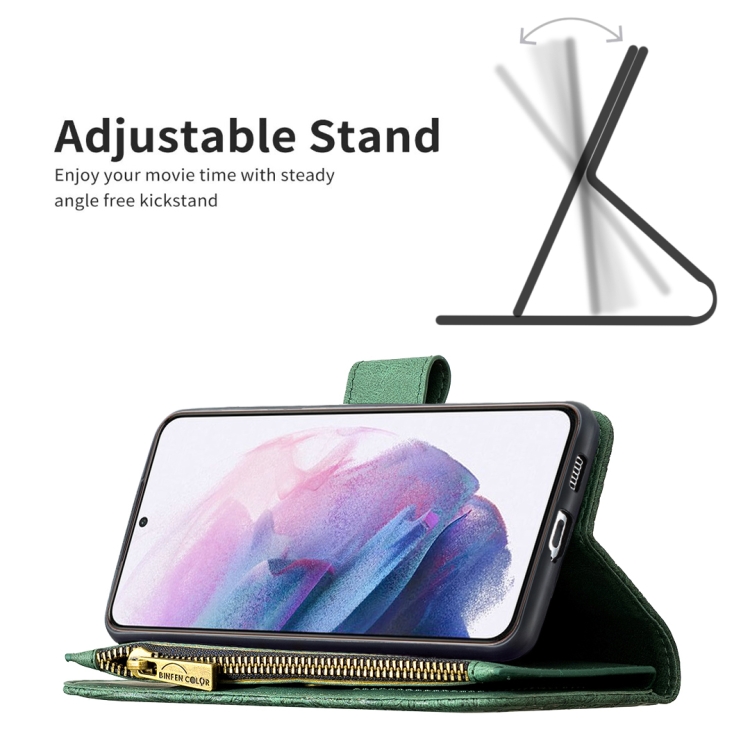 For Samsung Galaxy S21+ 5G Flying Butterfly Embossing Pattern Zipper Horizontal Flip Leather Case with Holder & Card Slots & Wallet(Green) For Samsung Galaxy S21+ 5G Flying Butterfly Embossing Pattern Zipper Horizontal Flip Leather Case with Holder & Card Slots & Wallet(Green)