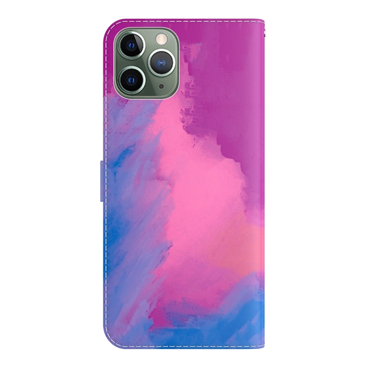 Watercolor Pattern Horizontal Flip Leather Case with Holder & Card Slot & Wallet For iPhone 11 Pro(Purple Red) Watercolor Pattern Horizontal Flip Leather Case with Holder & Card Slot & Wallet For iPhone 11 Pro(Purple Red)