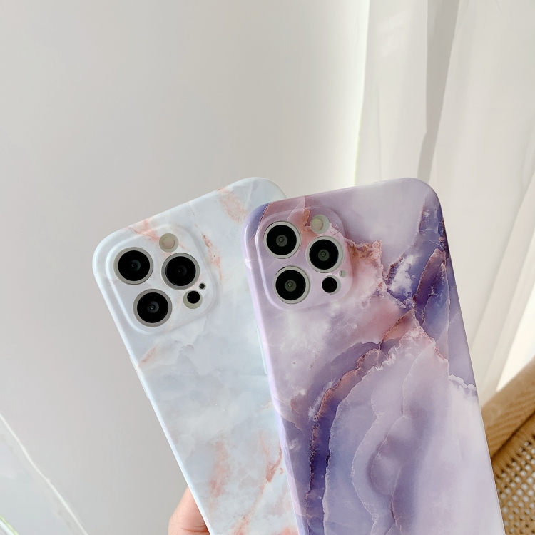 For iPhone 11 Agate Marble Pattern Protective Case With Lanyard (Purple) For iPhone 11 Agate Marble Pattern Protective Case With Lanyard (Purple)