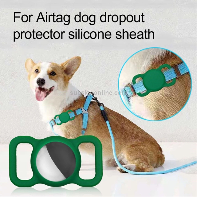 Shockproof Anti-scratch Silicone Case Protective Cover, Style: Animal For AirTag(Black) Shockproof Anti-scratch Silicone Case Protective Cover, Style: Animal For AirTag(Black)