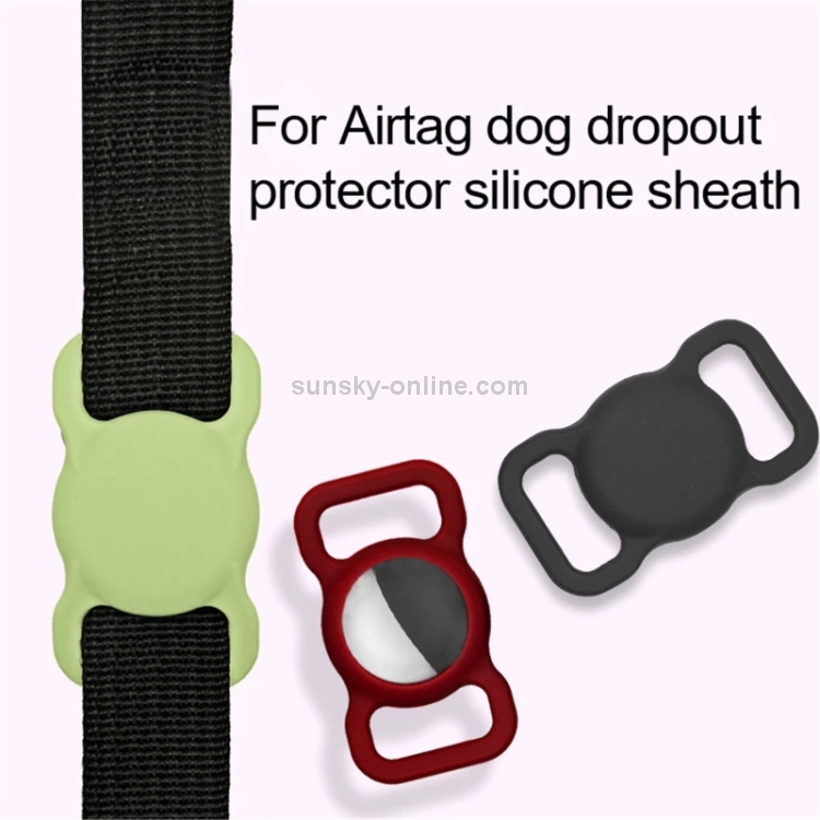 Shockproof Anti-scratch Silicone Case Protective Cover, Style: Animal For AirTag(Black) Shockproof Anti-scratch Silicone Case Protective Cover, Style: Animal For AirTag(Black)