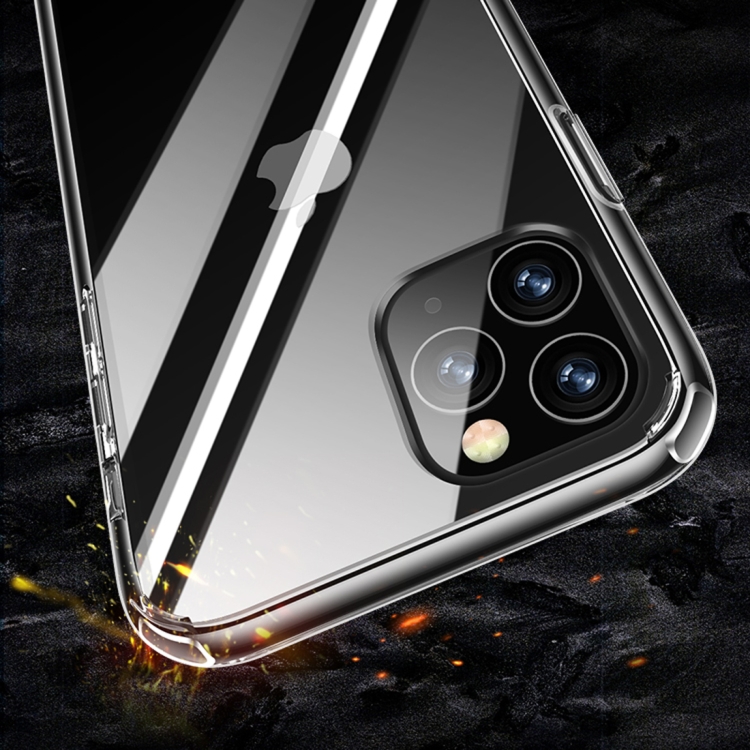 For iPhone 11 Pro USAMS US-BH522 Clear Series Shockproof Transparent TPU Protective Case For iPhone 11 Pro USAMS US-BH522 Clear Series Shockproof Transparent TPU Protective Case