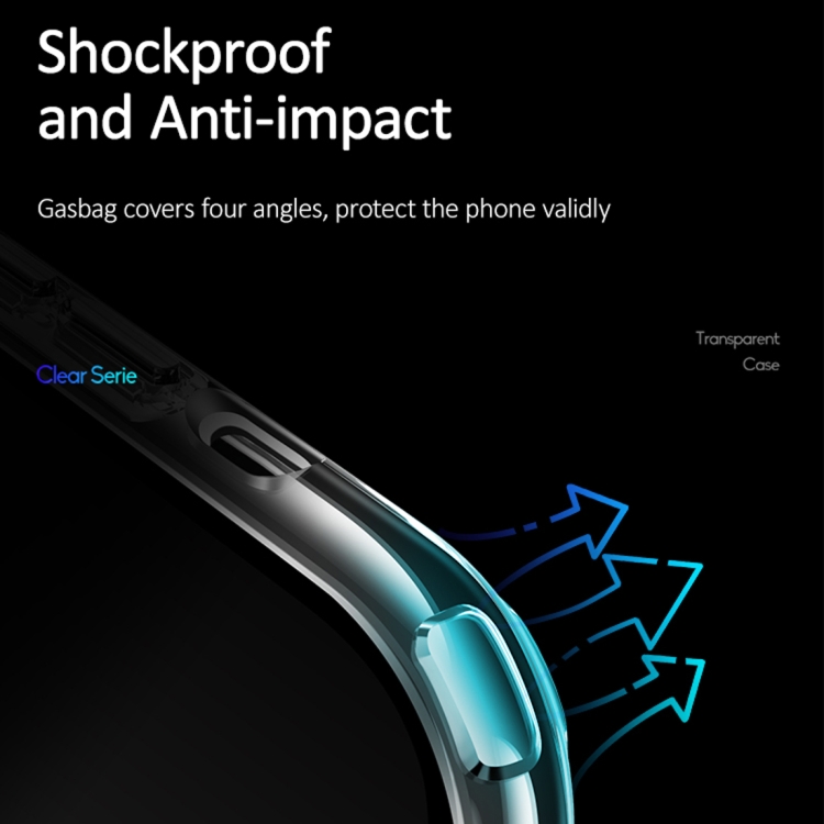 For iPhone 11 Pro USAMS US-BH522 Clear Series Shockproof Transparent TPU Protective Case For iPhone 11 Pro USAMS US-BH522 Clear Series Shockproof Transparent TPU Protective Case
