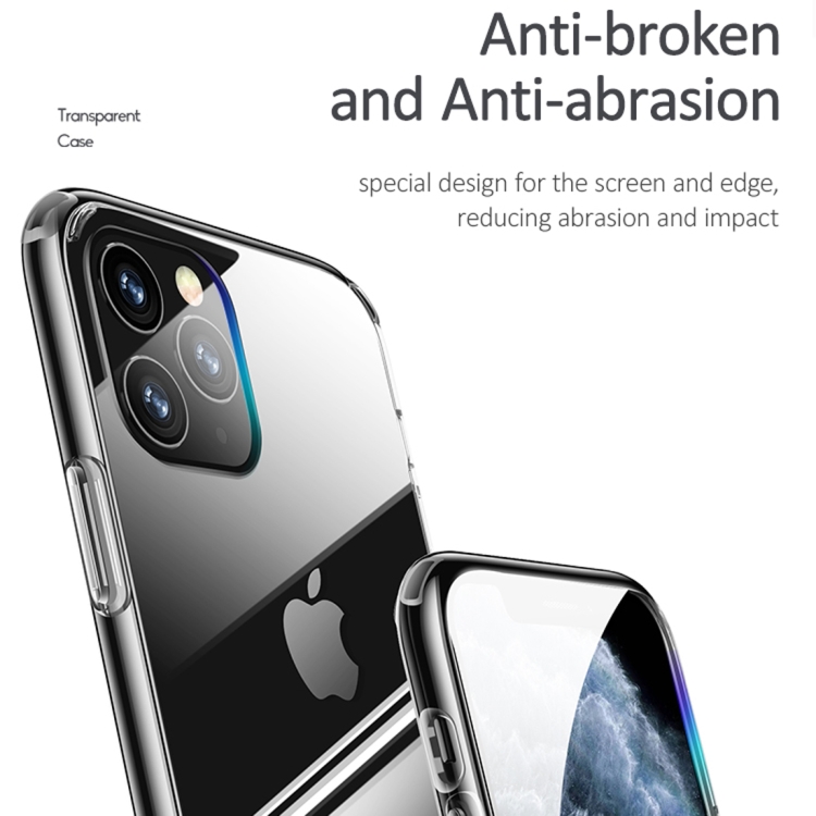 For iPhone 11 Pro USAMS US-BH522 Clear Series Shockproof Transparent TPU Protective Case For iPhone 11 Pro USAMS US-BH522 Clear Series Shockproof Transparent TPU Protective Case