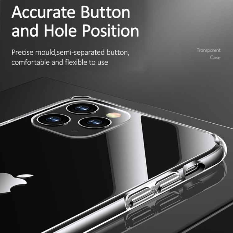 For iPhone 11 Pro USAMS US-BH522 Clear Series Shockproof Transparent TPU Protective Case For iPhone 11 Pro USAMS US-BH522 Clear Series Shockproof Transparent TPU Protective Case