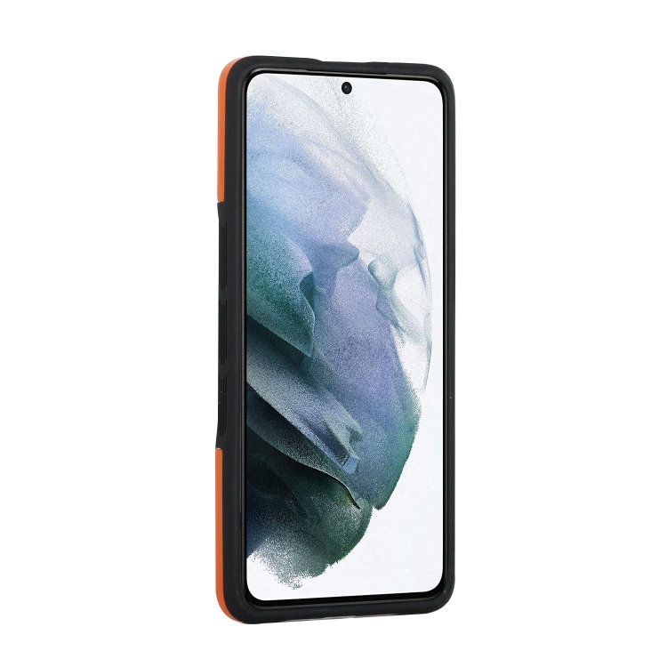 For Samsung Galaxy S21 5G TPU + PC + Acrylic 3 in 1 Shockproof Protective Case(Orange) For Samsung Galaxy S21 5G TPU + PC + Acrylic 3 in 1 Shockproof Protective Case(Orange)