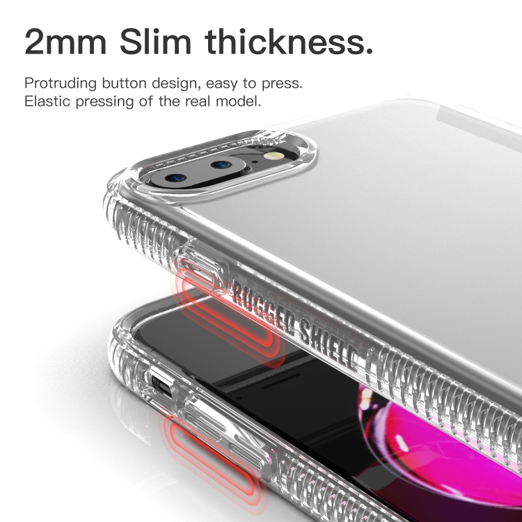 Shockproof Transparent TPU Airbag Protective Case For iPhone 6 Plus / 6s Plus Shockproof Transparent TPU Airbag Protective Case For iPhone 6 Plus / 6s Plus