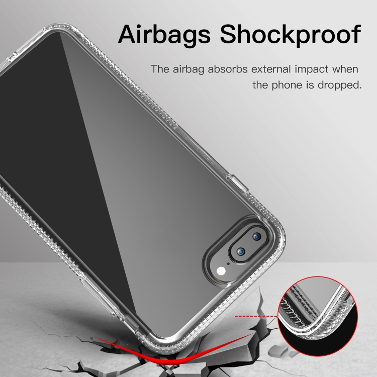 Shockproof Transparent TPU Airbag Protective Case For iPhone 6 Plus / 6s Plus Shockproof Transparent TPU Airbag Protective Case For iPhone 6 Plus / 6s Plus