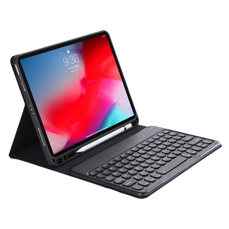 Y-C11B 2021 Detachable Candy Color Skin Texture Round Keycap Bluetooth Keyboard Leather Tablet Case with Pen Slot & Stand For iPad Pro 11 (2021)(Black) Y-C11B 2021 Detachable Candy Color Skin Texture Round Keycap Bluetooth Keyboard Leather Tablet Case with Pen Slot & Stand For iPad Pro 11 (2021)(Black)