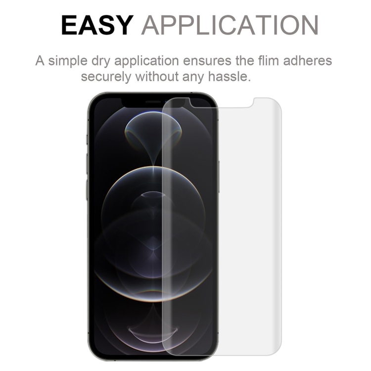 For iPhone 12 / 12 Pro 50pcs 3D Curved Silk-screen PET Full Coverage Protective Film(Transparent) For iPhone 12 / 12 Pro 50pcs 3D Curved Silk-screen PET Full Coverage Protective Film(Transparent)