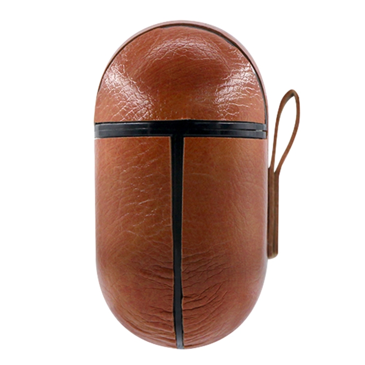 For Apple AirPods Pro Genuine Leather Wireless Earphone Protective Case(Brown) For Apple AirPods Pro Genuine Leather Wireless Earphone Protective Case(Brown)