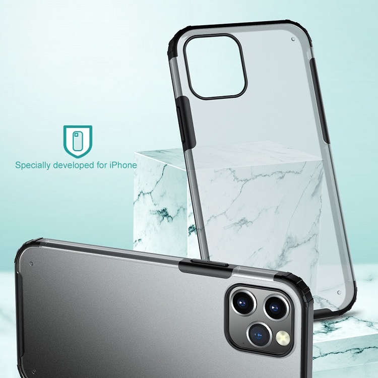 For iPhone 12 Pro Max Shockproof Ultra-thin Frosted TPU + PC Protective Case(Green) For iPhone 12 Pro Max Shockproof Ultra-thin Frosted TPU + PC Protective Case(Green)