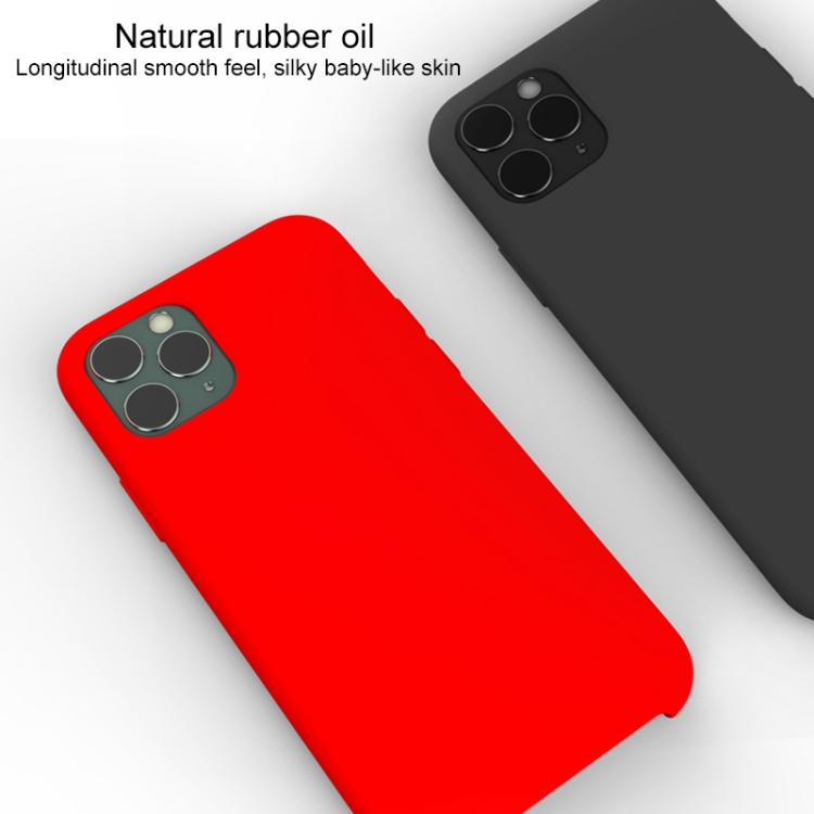 For iPhone 11 Pro Max Ultra-thin Liquid Silicone Protective Case (Black) For iPhone 11 Pro Max Ultra-thin Liquid Silicone Protective Case (Black)