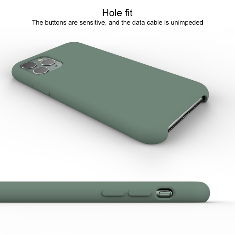For iPhone 11 Pro Max Ultra-thin Liquid Silicone Protective Case (Black) For iPhone 11 Pro Max Ultra-thin Liquid Silicone Protective Case (Black)