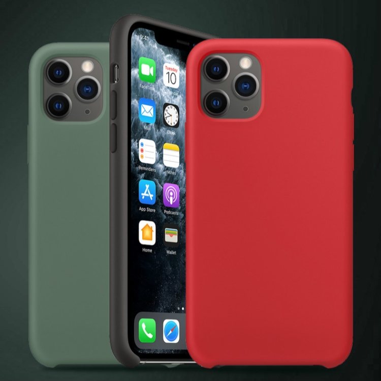For iPhone 11 Pro Max Ultra-thin Liquid Silicone Protective Case (Black) For iPhone 11 Pro Max Ultra-thin Liquid Silicone Protective Case (Black)