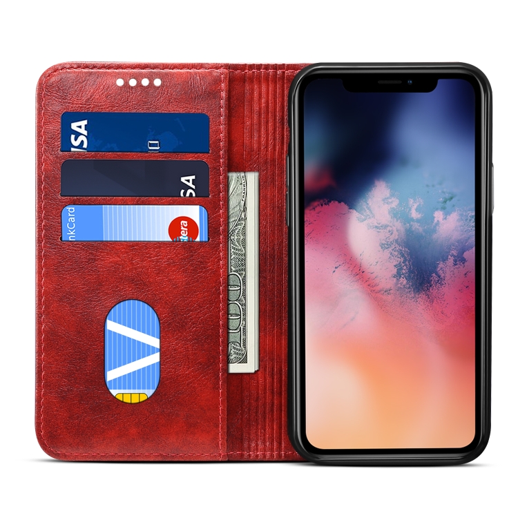 For iPhone 11 Pro Baroque Simple Horizontal Flip Leather Case, with Holder & Card Slots & Wallet(Red) For iPhone 11 Pro Baroque Simple Horizontal Flip Leather Case, with Holder & Card Slots & Wallet(Red)