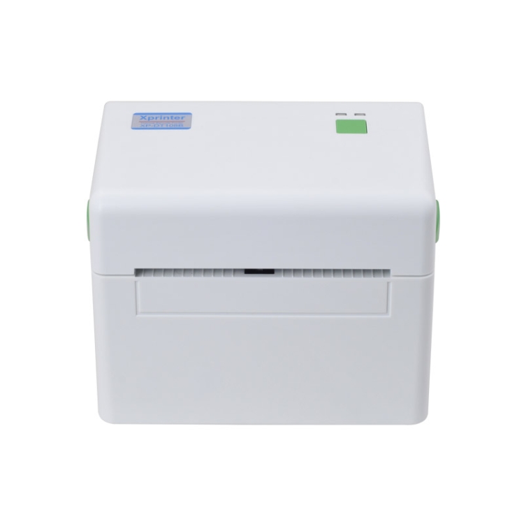 Xprinter XP-DT108B Impresora de nube de código de barras térmicas portátiles (blanco) - B1