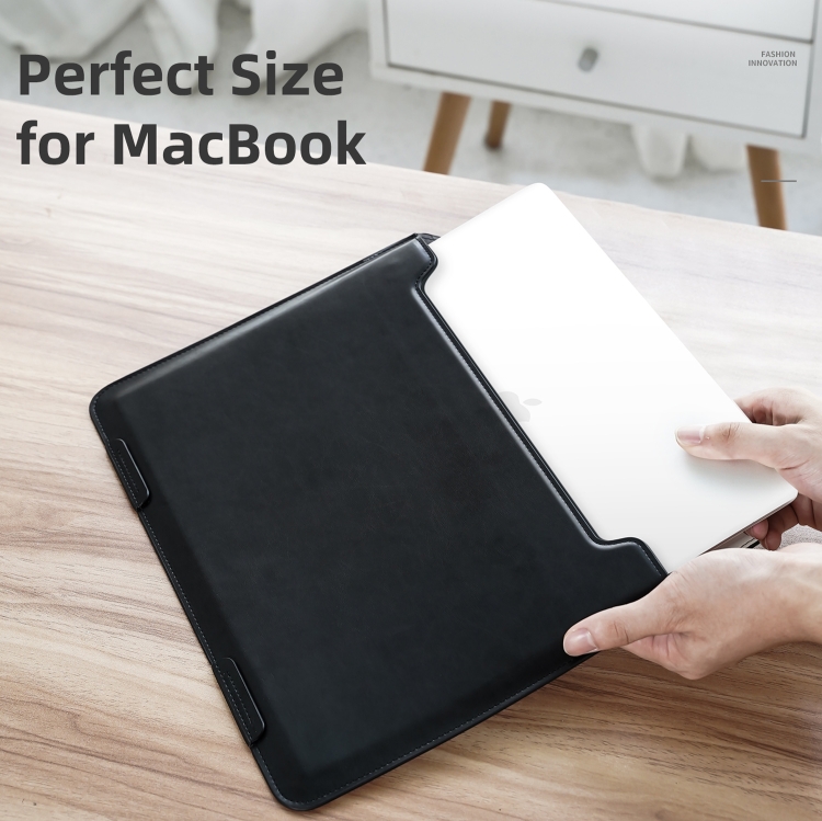 For Macbook 15.4 inch DUX DUCIS HEFI Series Laptop Protective Standing Sleeve(Black) For Macbook 15.4 inch DUX DUCIS HEFI Series Laptop Protective Standing Sleeve(Black)