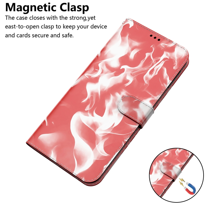 For Samsung Galaxy S21+ 5G Cloud Fog Pattern Horizontal Flip Leather Case with Holder & Card Slot & Wallet(Red) For Samsung Galaxy S21+ 5G Cloud Fog Pattern Horizontal Flip Leather Case with Holder & Card Slot & Wallet(Red)
