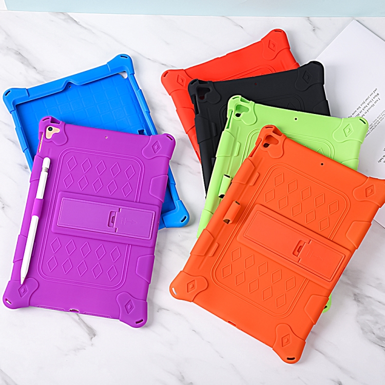 All-inclusive Silicone Shockproof Case with Holder For iPad mini 5 / 4(Green) All-inclusive Silicone Shockproof Case with Holder For iPad mini 5 / 4(Green)