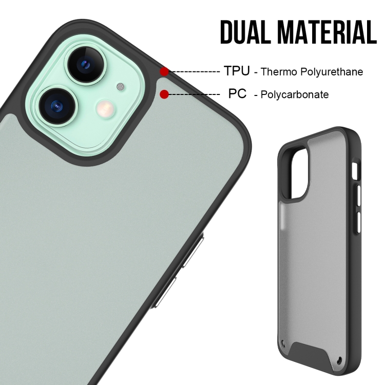 For iPhone 12 Pro Max Space Series Shockproof PC + TPU Protective Case(Black) For iPhone 12 Pro Max Space Series Shockproof PC + TPU Protective Case(Black)