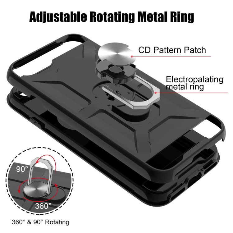 War-god Armor TPU + PC Shockproof Magnetic Protective Case with Ring Holder For iPhone 8 / 7 / SE 2020(Red) War-god Armor TPU + PC Shockproof Magnetic Protective Case with Ring Holder For iPhone 8 / 7 / SE 2020(Red)