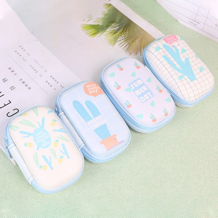 Rectangle Cartoon Anti-fall Universal Earphones Protective Case(Pineapple Cactus) Rectangle Cartoon Anti-fall Universal Earphones Protective Case(Pineapple Cactus)