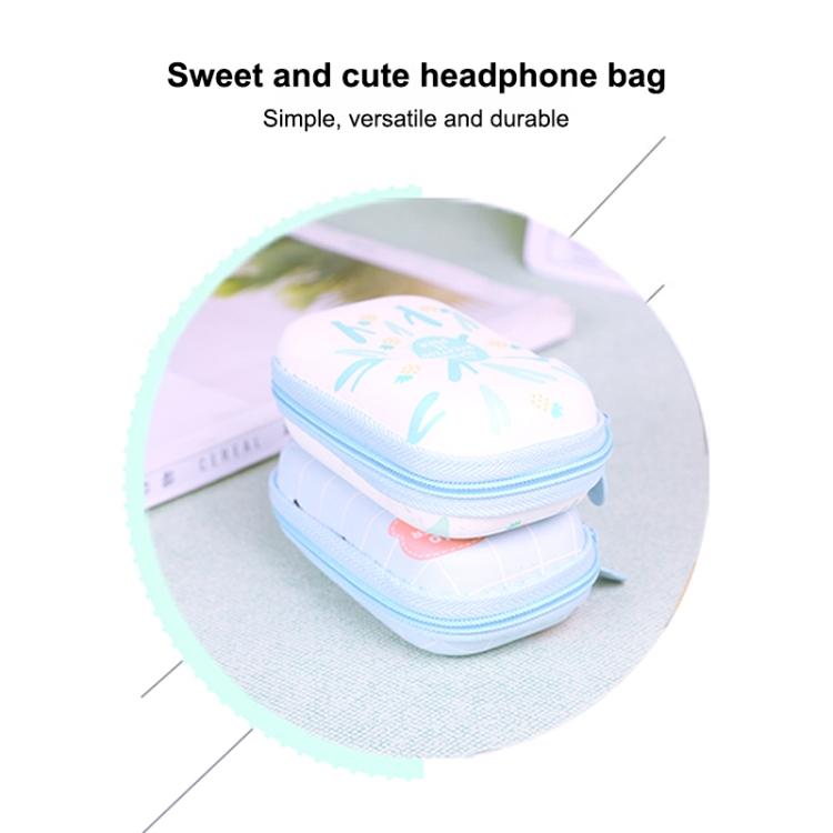 Rectangle Cartoon Anti-fall Universal Earphones Protective Case(Pineapple Cactus) Rectangle Cartoon Anti-fall Universal Earphones Protective Case(Pineapple Cactus)