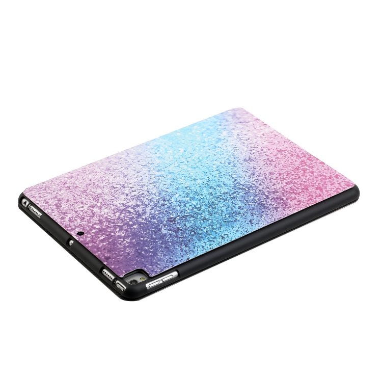 Dual-folding Coloured Drawing Voltage Horizontal Flip PU Leather Case with Holder & Sleep / Wake-up Function For iPad Air / Air 2 / Pro 9.7 2016 / 9.7 2017 / 2018(Rainbow Sand) Dual-folding Coloured Drawing Voltage Horizontal Flip PU Leather Case with Holder & Sleep / Wake-up Function For iPad Air / Air 2 / Pro 9.7 2016 / 9.7 2017 / 2018(Rainbow Sand)