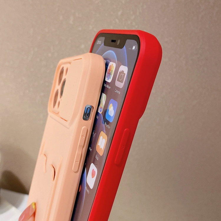 Sliding Camera Cover Design TPU Protective Case with Card Slot For iPhone 6s Plus / 6 Plus(Wine Red) Sliding Camera Cover Design TPU Protective Case with Card Slot For iPhone 6s Plus / 6 Plus(Wine Red)
