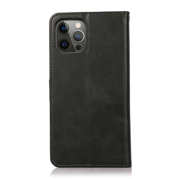 For iPhone 12 / 12 Pro Calf Texture 2 in 1 Detachable Magnetic Back Cover Horizontal Flip Leather Case with Holder & Card Slots & Wallet & Photo Frame(Black) For iPhone 12 / 12 Pro Calf Texture 2 in 1 Detachable Magnetic Back Cover Horizontal Flip Leather Case with Holder & Card Slots & Wallet & Photo Frame(Black)