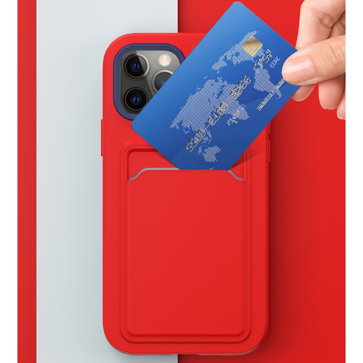 Two-color TPU + PC Protective Case with Card Slot For iPhone 11 Pro(Green+Black Frame) Two-color TPU + PC Protective Case with Card Slot For iPhone 11 Pro(Green+Black Frame)