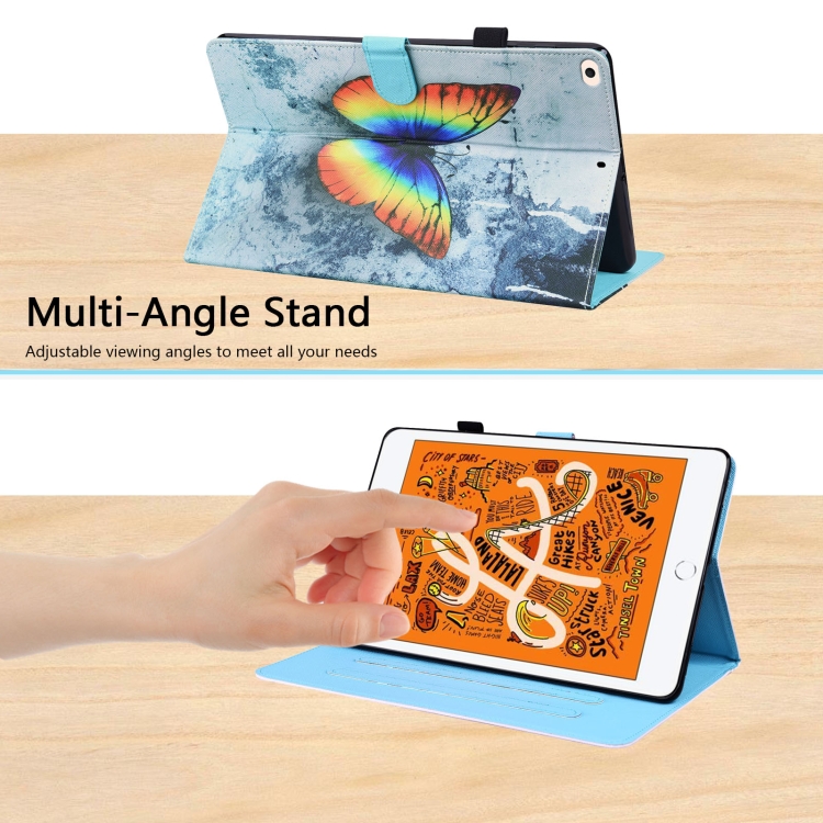 Animal Pattern Horizontal Flip Leather Case with Holder & Card Slots & Photo Frame & Sleep / Wake-up Function For iPad Mini 5 / 4 / 3 / 2 / 1(Color Butterfly) Animal Pattern Horizontal Flip Leather Case with Holder & Card Slots & Photo Frame & Sleep / Wake-up Function For iPad Mini 5 / 4 / 3 / 2 / 1(Color Butterfly)