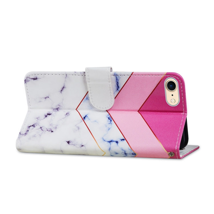 For iPhone SE 2022 / SE 2020 / 8 / 7 Painted Pattern Horizontal Flip Leather Case with Holder & Card Slots & Photo Frame(Smoke Marble) For iPhone SE 2022 / SE 2020 / 8 / 7 Painted Pattern Horizontal Flip Leather Case with Holder & Card Slots & Photo Frame(Smoke Marble)