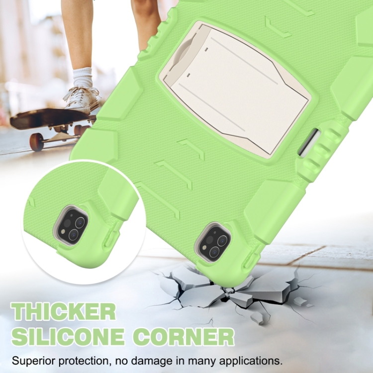 For iPad Pro 12.9 2020 3-Layer Protection Screen Frame + PC + Silicone Shockproof Combination Tablet Case with Holder(Matcha Green) For iPad Pro 12.9 2020 3-Layer Protection Screen Frame + PC + Silicone Shockproof Combination Tablet Case with Holder(Matcha Green)