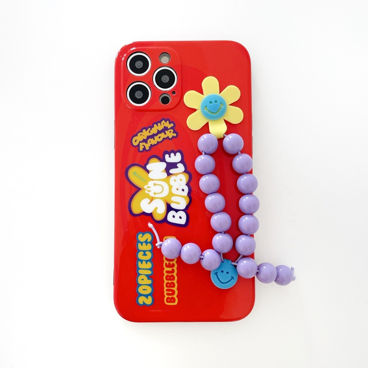 For iPhone 11 Pro Sunflower Beads Soft TPU Protective Case(Red) For iPhone 11 Pro Sunflower Beads Soft TPU Protective Case(Red)