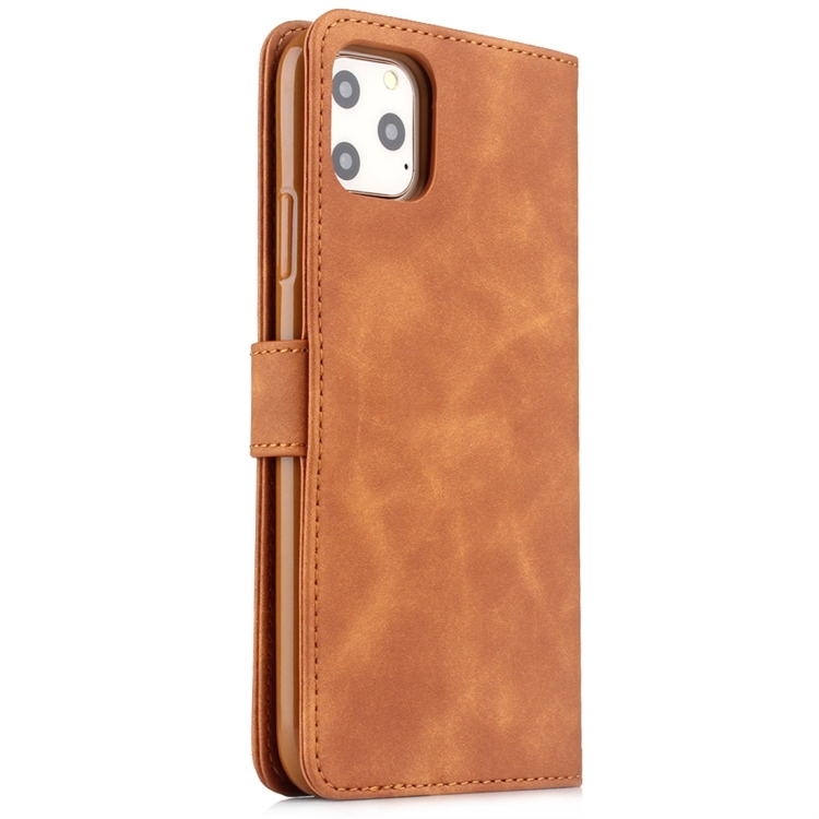 For iPhone 11 Pro Max Diaobaolee Pure Fresh Texture Horizontal Flip Leather Case, with Holder & Card Slot & Wallet & Photo Frame(Yellow) For iPhone 11 Pro Max Diaobaolee Pure Fresh Texture Horizontal Flip Leather Case, with Holder & Card Slot & Wallet & Photo Frame(Yellow)
