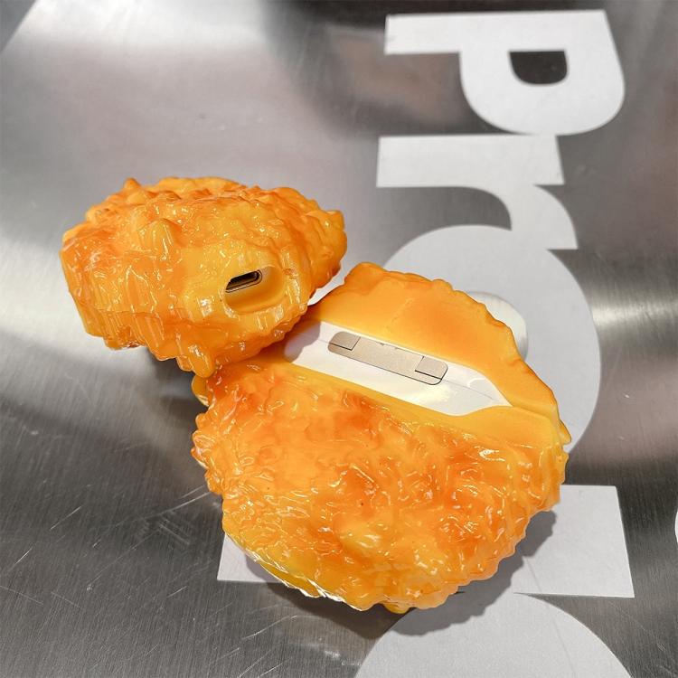 Fried Chicken Shape Silicone Protective Case For AirPods Pro Fried Chicken Shape Silicone Protective Case For AirPods Pro